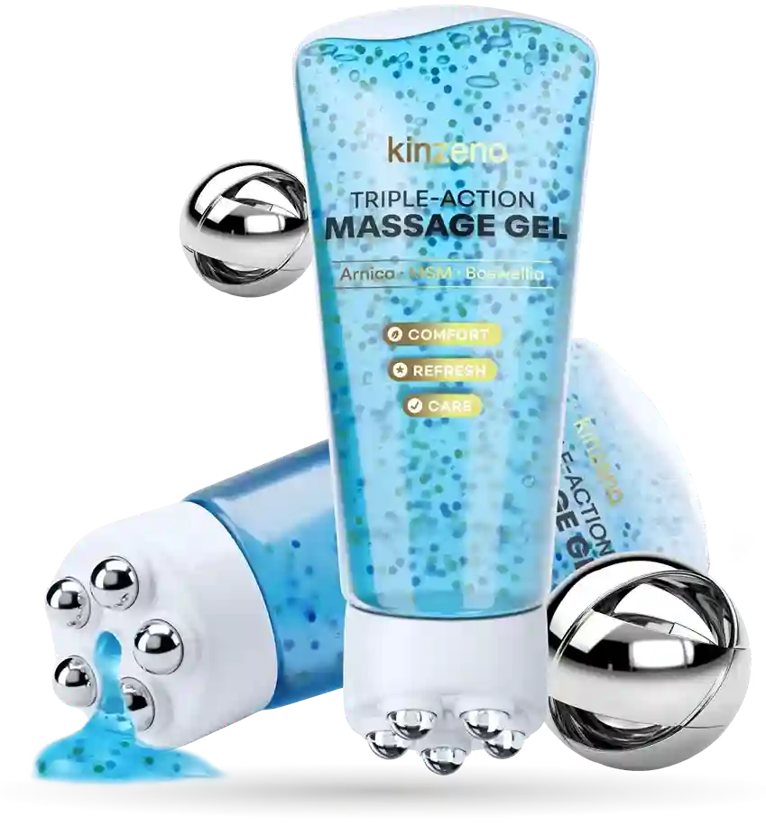 Kinzeno Magnetic Gel Roller 5 Neodymium Rollerballs 20+ Botanical Formula